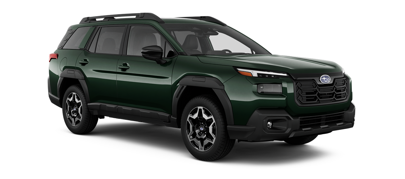 2026 Subaru Outback Touring Shown in Deep Emerald Green Pearl