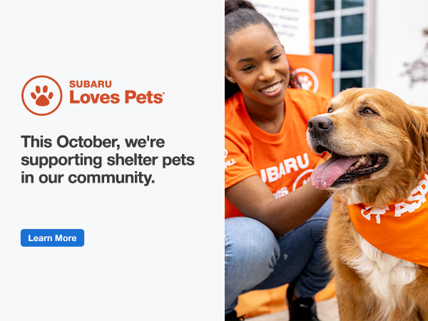 Subaru Loves Pets.
