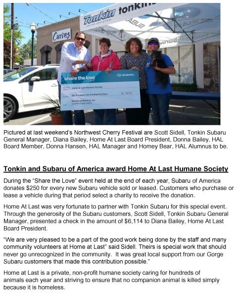 Tonkin Subaru in The Dalles OR